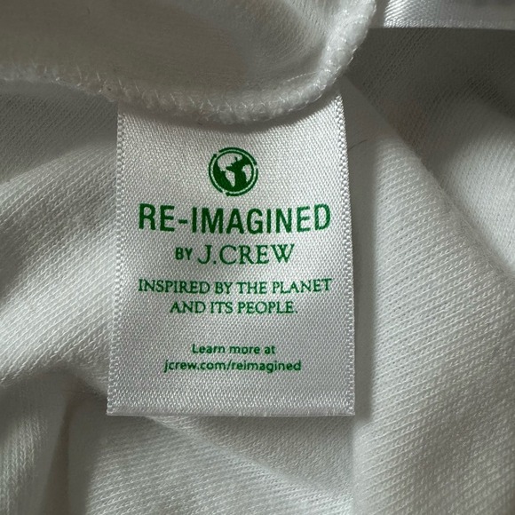 J Crew White Terry Cloth Swim Coverup Dress Sleeveless Large - Picture 2 of 8